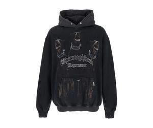 REPRESENT, ,Sweatshirts & Hoodies ,Uomo ,Nero ,XL Cotton Sweatshirt