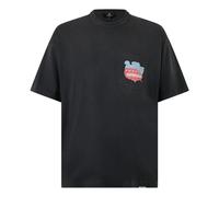 REPRESENT - T-shirt comoda con logo - - Tops - Uomo - Nero - S