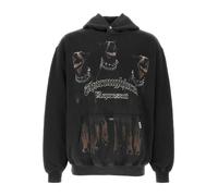REPRESENT - Thoroughbred Felpa in Cotone Carbone - - Sweatshirts & Hoodies - Uomo - Grigio - L