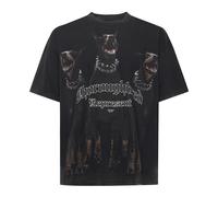 Represent Black Cotton T-Shirt - L