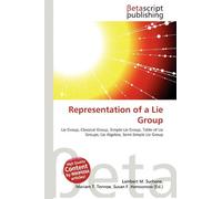 Representation of a Lie Group: Lie Group, Classical Group, Simple Lie Group, Table of Lie Groups, Lie Algebra, Semi-Simple Lie Group