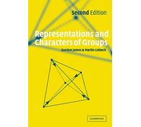 Representations and Characters of Groups - James Gordon