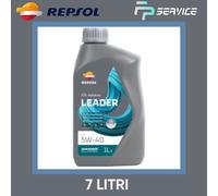 REPSOL LEADER 5W40 C3 AUTO BENZINA/DIESEL OLIO MOTORE 7 LITRI API SN/CF ACEA C3