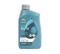 REPSOL Olio motore Elite 5W-30 Olio sintetico 100% 1 L Compatibilità con RENAULT Clio 3 Hatchback BR0/1, CR0/1, VW Polo Hatchback 6R1, 6C1 Golf 4 Hatchback 1J1 Golf 7 Hatchback 5G1, BQ1, BE1, BE2