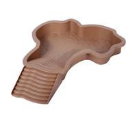 Reptile Bol À Eau Réutilisable Bassin Plat Accessoires Tortue Gecko Mangeoire Terrarium, Ornement D'acquario Riciclare Indestructible, Antibactérien