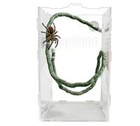 Reptile Climbing Vine - Bendable Terrarium Decor | Artificial Bendable Vine With Suction Cups, Perfect For Bearded Dragons, Gechos, And Lizards, Enhances Tank, Enclosure, Or Cage Habitat For Home Terr