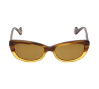 Reptile Giappone Designer Polarizzati Sole Regina Tortoise-Fade/Oro Mirror Lens
