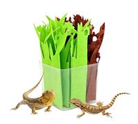 Reptile Humidifier, Terrarium Humidity System Artificial Plant Decor, Felt Mist Simulation Device For Chameleon Gecko Frog Lizard Bearded Dragon Snake Tortoise Habitat Moisture Environmental Support
