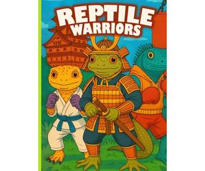 Reptile MMA Warriors Coloring Book for Adults: Lizards, Crocodiles, Alligators, Geckos & Dragons in Karate, Wrestling, War & Mixed Martial Arts ... in Martial Arts and Ancient Battle Settings