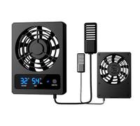 Reptile Tank Ventilation Fan - 1 x Ventilation Fan For Reptile Enclosure | Smart Cooling Fans With LED Display | Forte Fans, Low Noise Cooling Device For Amphibians, Rettili, Snakes