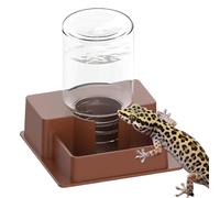 Reptile Water Feeder - Automatic Leak-Proof - Automatic Waterer Gecko,for Snake Lizard Bearded Dragon Home Indoor Garden Yard Backyard Tank Snake