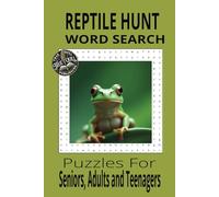 Reptiles Word Search Puzzle: Different Types of Species...Lizzards, Snakes etc.
