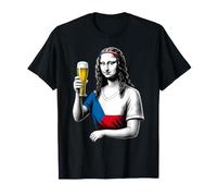Repubblica Ceca Birra Amante Pub Crawl Divertente Ceco Maglietta