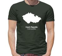 Repubblica Ceca Silhouette - T-Shirt - Paese Praga Love Città City