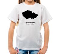 Repubblica Ceca Silhouette - T-Shirt - Paese Praga Love Città Urbano