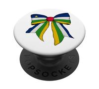 Repubblica Centrafricana Centrafricana Orgoglio Coquette Bow PopSockets PopGrip Adesivo