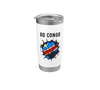Repubblica Democratica del Congo, Kinshasa, Pugno Mele Congolese, Congo Patriottico Bicchiere termico in acciaio inox doppia parete