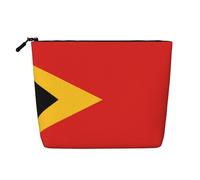 Repubblica Democratica di Timor Est, borsa per il trucco in canapa finta di grande capacità, organizer da viaggio per viaggi di lavoro e uso quotidiano