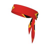 Repubblica Democratica di Timor Est, fascia sportiva regolabile, antiscivolo, durevole, elegante e stabile, adatta per tennis, calcio e corsa