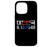 Repubblica di Corea 8.15.1948 Data di istituzione Flag Custodia per iPhone 14 Pro Max