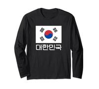 Repubblica di Corea Bandiera Coreana Hangul Word Maglia a Manica
