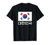 Repubblica di Corea Bandiera Coreana Hangul Word Maglietta