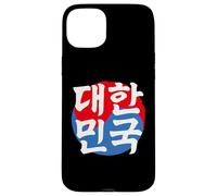 "Repubblica di Corea" Parola Hangul sul simbolo Taeguk Custodia per iPhone 15 Plus