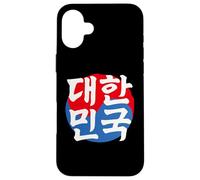 "Repubblica di Corea" Parola Hangul sul simbolo Taeguk Custodia per iPhone 16 Plus