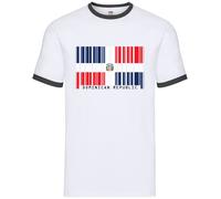 Repubblica Dominicana Barre Stile Bandiera - Uomo Suoneria - Santo Domingo