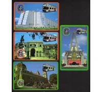 Repubblica Dominicana Bus Passes: Un Pasaje-Expreso - 4 Diversi Mint Phone Card