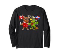 Repubblica Dominicana Canada Bandiera Fiero dominicano Maglia a Manica