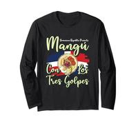 Repubblica Dominicana Cibo Divertente Mangu con Los Tres Golpes Maglia a Manica