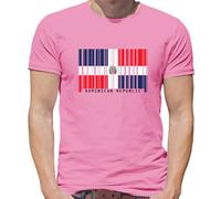 Repubblica Dominicana Codice a Barre Stile Bandiera - T-Shirt - Santo Domingo