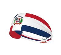 Repubblica Dominicana Fascia elastica per lo sport, morbida, delicata sulla pelle, assorbe il sudore, traspirante, per una varietà di sport all'aria aperta