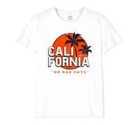 Republic Of California Borepczts069 T-Shirt, Bianco, 6 Anni Bambini e Ragazzi
