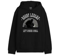 Republic Of California Uxrepczsw034 Felpa con Cappuccio, Nero, M Uomo