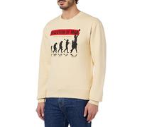 REPUBLIC OF CALIFORNIA Uxrepczsw043 Felpa, Naturale, S Uomo