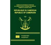 Republic of Cameroon Passport Replica Theme Cover Lined Softcover 6'' x 9'' Notebook / Journal 120 pages