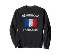 Republique Francaise (Vintage) - Bandiera francese Felpa