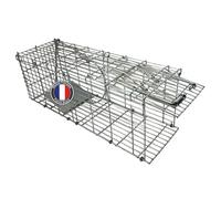 Repulseo® Trappola per Topi e Ratti vivi in acciaio XXL ★Marca francese★, Gabbia Acchiappa Roditori Umani Humane, Alternativi Tappetini Mouse Raticide Uso Interno Esterno [Rispettoso degli animali]