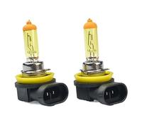 REPYL Lampadine alogene H11 giallo 2PCS 12V 55W 3000K vetro al quarzo lampade automatiche PGJ19-2 fendinebbia for auto