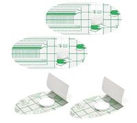 REQAG 80 Pezzi Copriorecchie Trasparenti UltraSottili per Doccia Adesivi Auricolari Impermeabili Usa e Getta Protezioni per Le Orecchie Da Doccia Trasparenti con Tappi per Le Orecchie