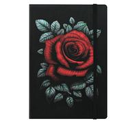 Requiem Collective Blocco note A5 copertina rigida Cardinal Rose in nero 14x21cm