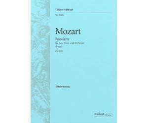 Requiem d-moll KV 626 - nach Eybler/Süßmayr vervollständigt von H.C. Robins Landon - Breitkopf Urtext - Klavierauszug (EB 8585)