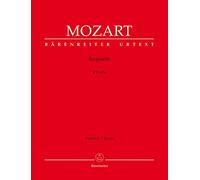 Requiem. Das von Franz Xaver Süßmayr vervollständigte Requiem in der traditionellen Gestalt. Partitur, Urtextausgabe. BÄRENREITER URTEXT