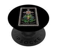 Requiescat in Pace Rest Peace RIP Cross PopSockets PopGrip Adesivo
