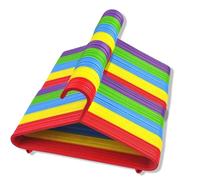 REQUISITE NEEDS Grucce antiscivolo per bambini, ideali per lavanderia e asilo nido per uso quotidiano, dimensioni per neonati, bambini e bambini, multicolore (confezione da 40)
