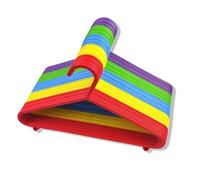 REQUISITE NEEDS Grucce Antiscivolo per Bambini, Ideali per Lavanderia e Asilo Nido, Uso Quotidiano, Dimensioni per Neonati, Multicolore (Confezione da 20)