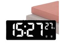 Requivale di allarme digitale - orologio da comodino | Kids Bedside Alarms Allows Visualizzazione della temperatura di per il sonno per la camera da Home Office e allarmi di