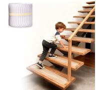 REROON 15 Pack Clear Stair Treads Indoor and Outdoor | Non-Slip Peel and Stick Stair Treads for Wooden Steps Stair Floor | Self Adhesive Grip Safety Tape for Kids Elders and Pets | 3.94" x 31.89"